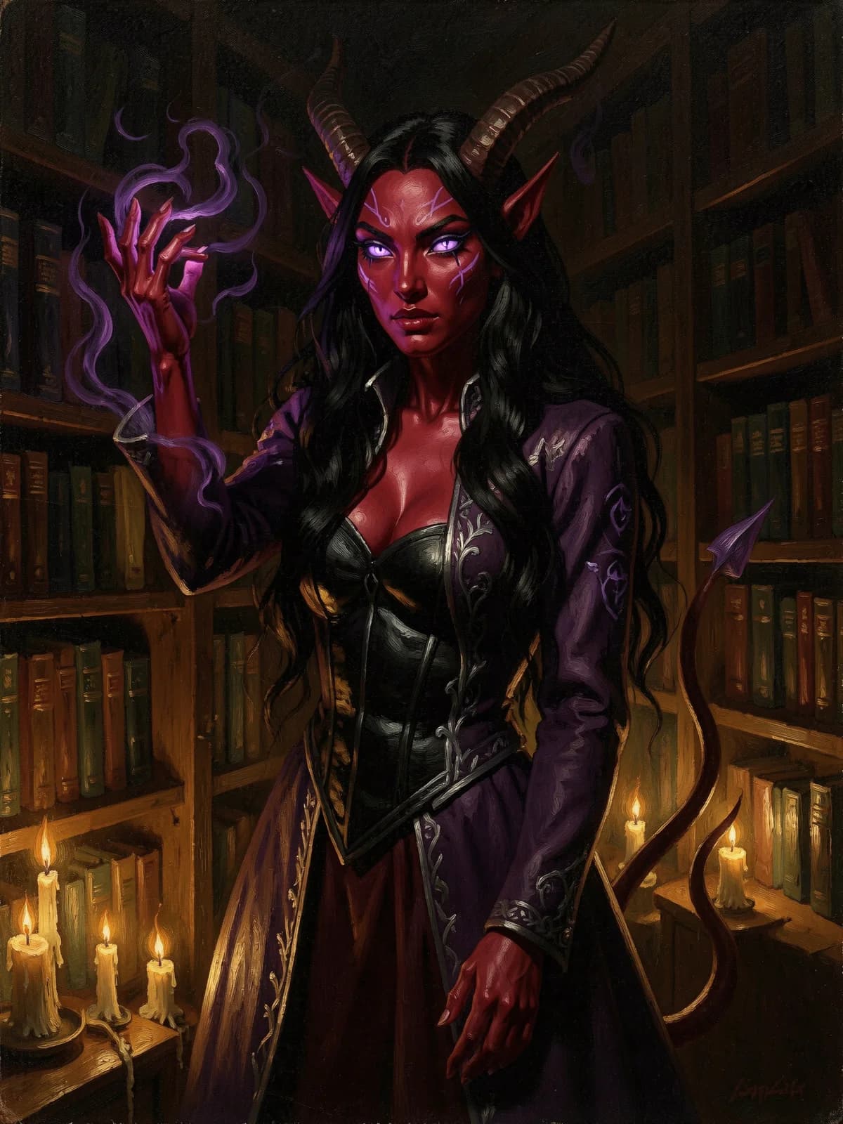 AI-generated fantasy character portrait