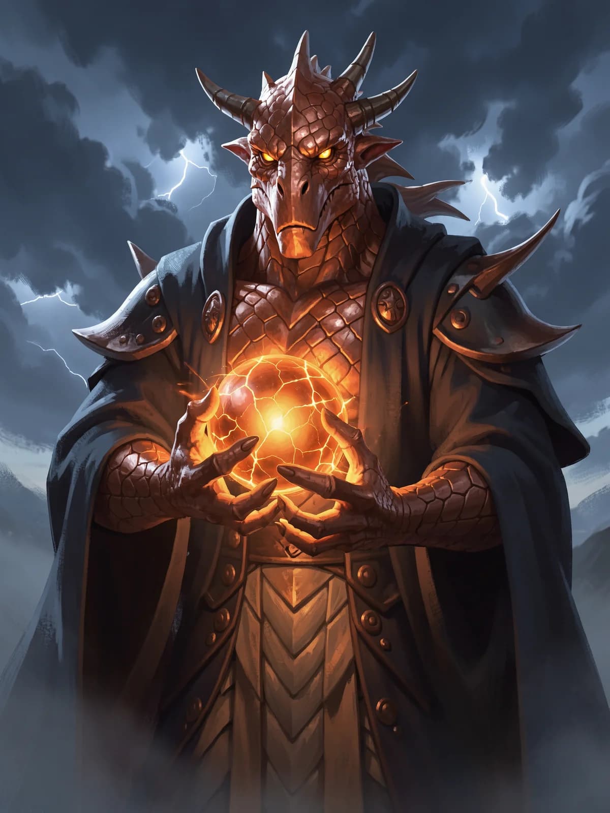 Kaelen Voss, Dragonborn Sorcerer