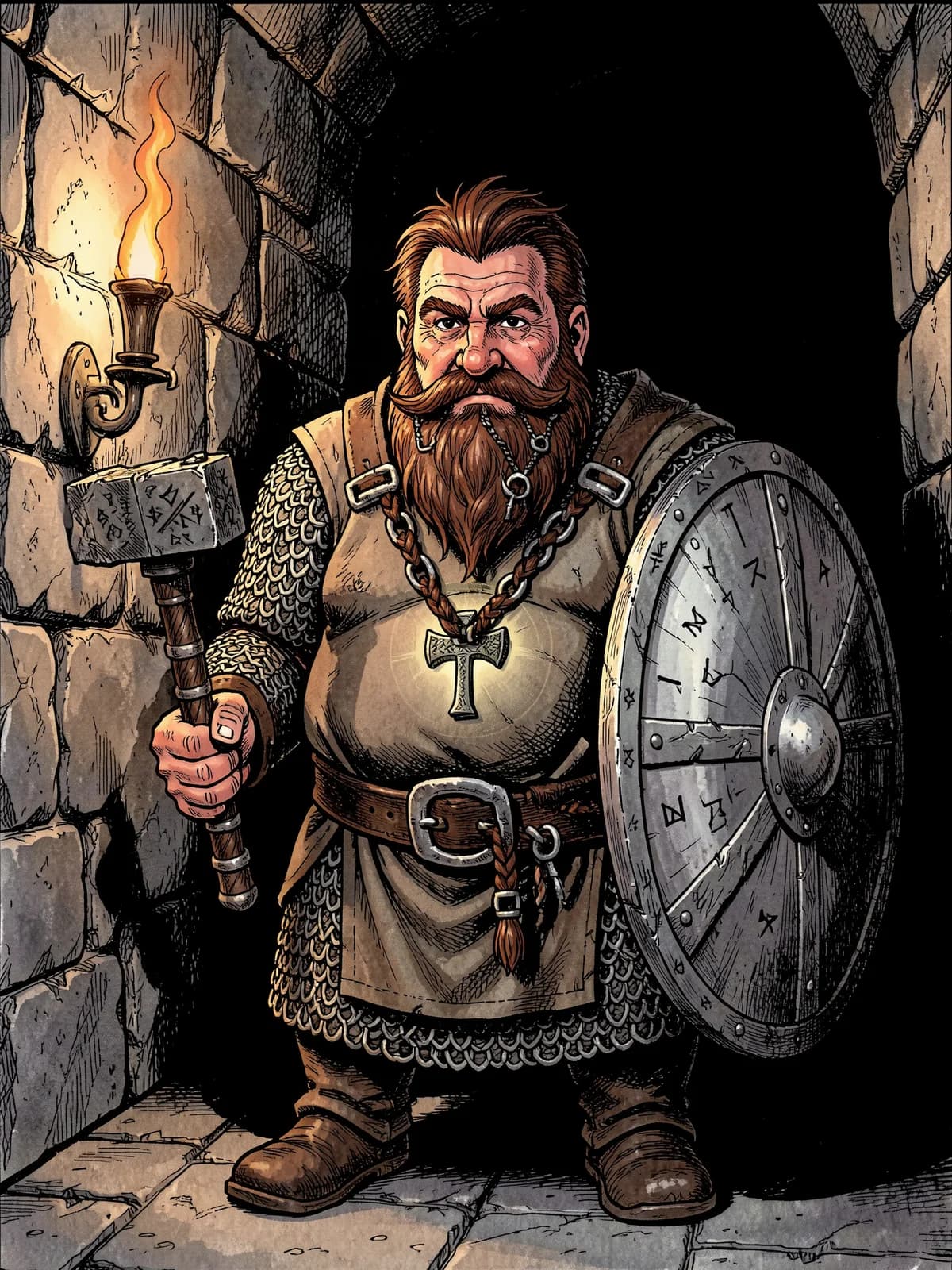 Bruna Ironforge, Dwarf Cleric